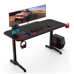 43/47/55 Ergonomic Desk Podcast/ Workstation n with USB Input Handle Rack&Mouse Pad