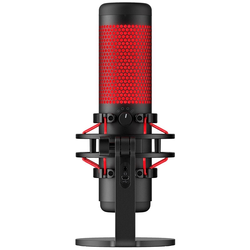 Kingston HyperX QuadCast USB Condenser Gaming Microphone Professional Computer Microfone for PC PS4 Mac Podcasts Twitch YouTube