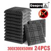 Geepro 11.8x11.8x2in Acoustic Foam Big Soundproofing Acoustic Panel Noise Isolation for Studio Acoustic Isolator Soundproof Foam