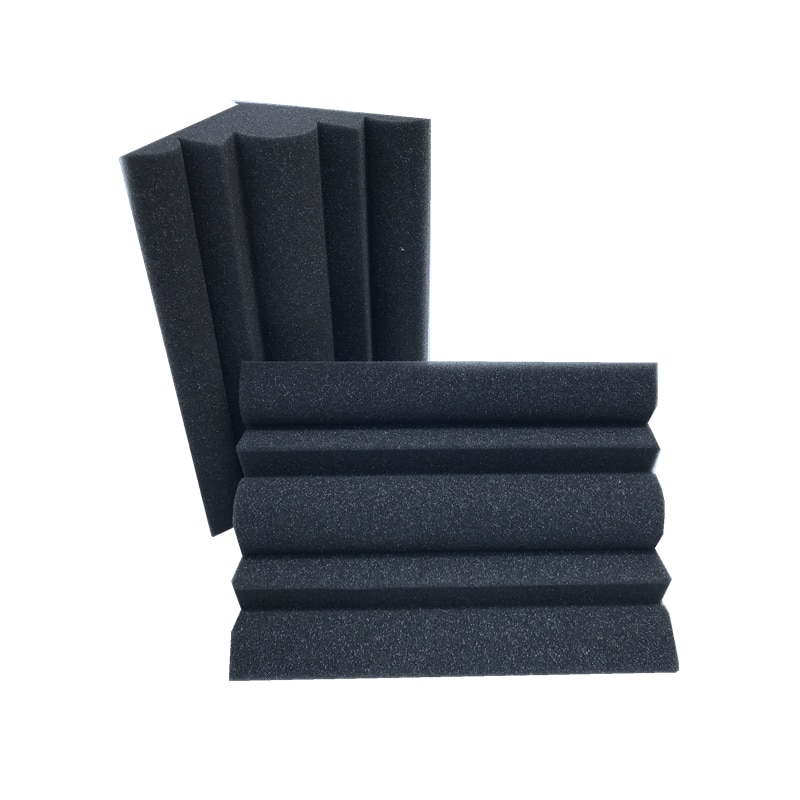 12/24pcs 12 x 12 x 24 cm Acoustic Soundproof Foam High Density Flame Retardant Bass Trap Sound Absorption Studio Corner Foam